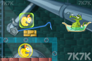 顽皮小鳄鱼找小鸭