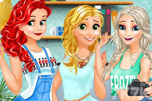 迪士尼公主们的狂欢