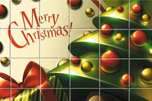 圣诞祝福拼图