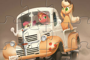 开苹果车的马拼图