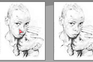 人像素描找茬