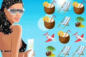 海滩美女对对碰