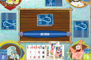 海绵宝宝纸牌钓鱼