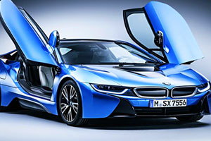 宝马i8轿车拼图