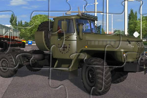 重型牵引车拼图