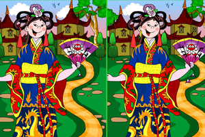 古装美女找不同