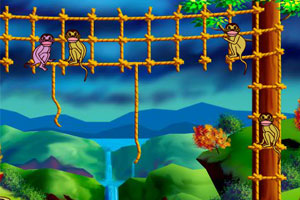 三只小猴玩骰子