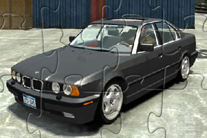 宝马E34汽车拼图