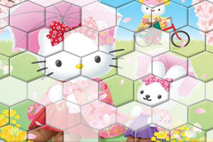 可爱HelloKitty拼图