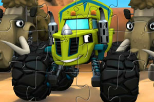 怪兽汽车拼图