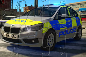 宝马2系警车拼图