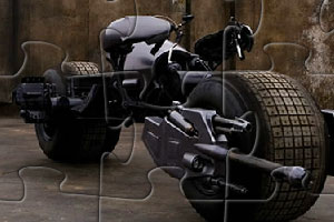 蝙蝠侠摩托拼图