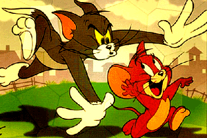 猫和老鼠可爱拼图