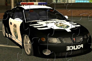 庞蒂克警车拼图