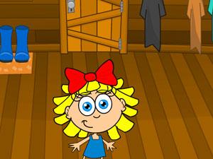 救出金发小女孩