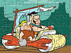 摩登原始人汽车拼图