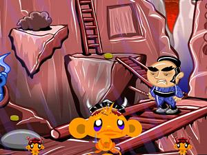 逗小猴子笑武士部落