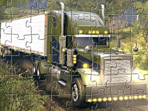 机动卡车拼图