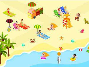 海滩大装扮