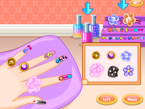 给安娜设计指甲