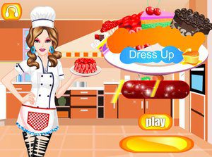 性感的美女厨师