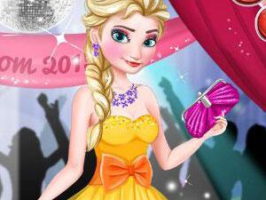 艾尔莎舞会打扮