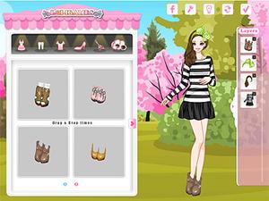 漂亮的春季连衣裙