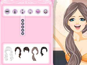 骑车的时尚少女