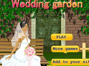 花园婚礼新娘