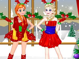 冰雪姐妹迎圣诞