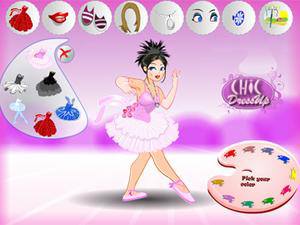 可爱的芭蕾舞者