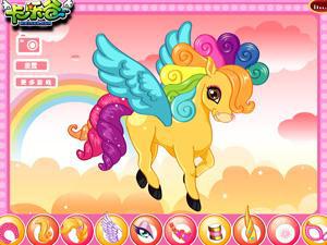 装扮彩虹独角兽