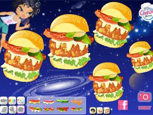 设计美味的汉堡
