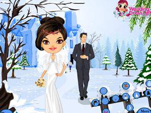 冬季雪中婚礼