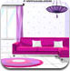 紫色主题房间