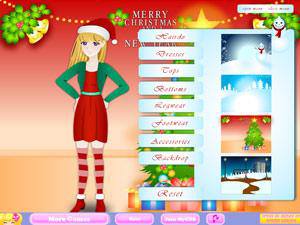 圣诞女孩换装