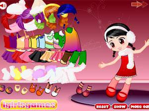 与可爱雪人同舞