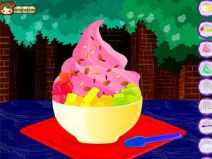 美味水果冰激凌