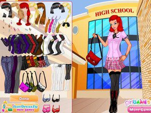 可爱美女大学生 