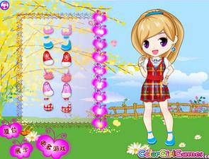 学生美眉大换装