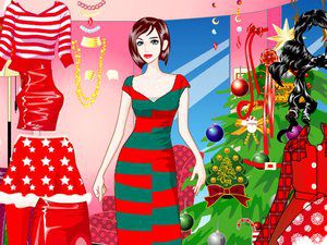 佳人圣诞换装