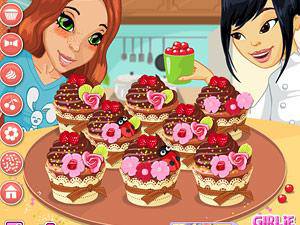 精美的纸杯蛋糕