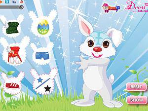 复活节快乐的兔子
