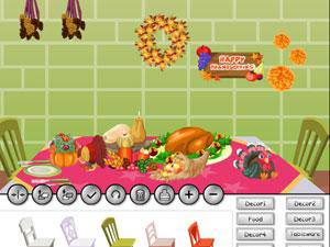 感恩节晚餐装饰