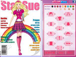 杂志封面的芭比