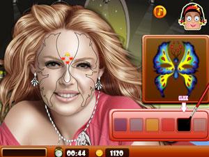 大明星的动物妆