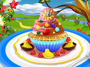 装饰软糖纸杯蛋糕