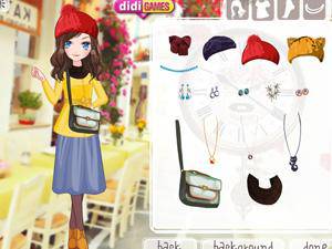 打扮优秀女学生