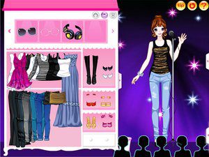 演唱会女孩换装