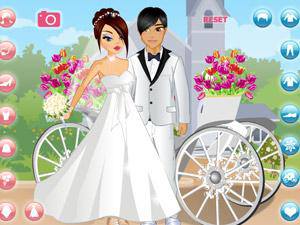 别致的马车婚礼